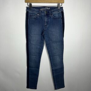 Universal Thread‎ Pants Women Sz 00/24R Blue Denim Mid Rise Skinny Jeans Zip Fly